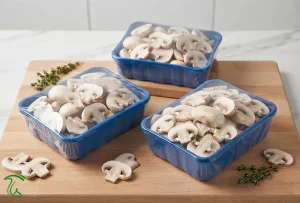 قارچ اسلایس‌شده در وزن‌های ۲۵۰، ۵۰۰ و ۱۰۰۰ گرمی