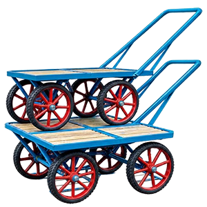ترولی چهارچرخ ضد رطوبت برای سالن قارچ