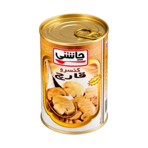 کنسرو قارچ اسلایس چاشنی؛ کنسرو ۴۲۰ گرمی آماده مصرف