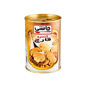 کنسرو قارچ اسلایس چاشنی؛ کنسرو ۴۲۰ گرمی آماده مصرف