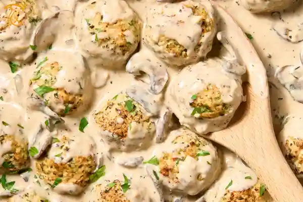 طرز تهیه کوفته قارچ و مرغ خانگی با فیلم آموزشی