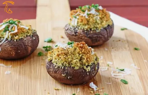 آموزش آشپزی با قارچ - ویدیوی طرز تهیه دلمه قارچ