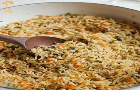 آموزش آشپزی با قارچ - ویدیوی طرز تهیه پلو سبزیجات - غذای گیاهی