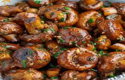 آموزش آشپزی با قارچ - طرز تهیه خوراک قارچ کاراملی