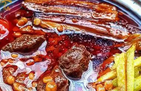 آموزش آشپزی با قارچ - طرز تهیه خورشت قیمه با قارچ - غذای گیاهی