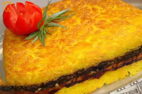 آموزش آشپزی با قارچ - طرز تهیه ته چین قارچ و بادمجان