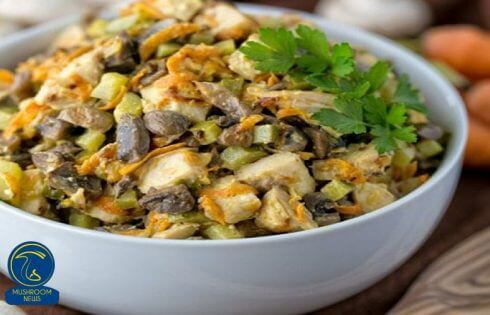 آموزش آشپزی با قارچ - طرز تهیه سالاد هویج و قارچ