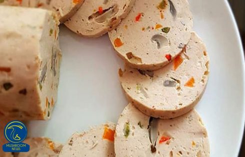 کالباس خانگی گوشت و قارچ