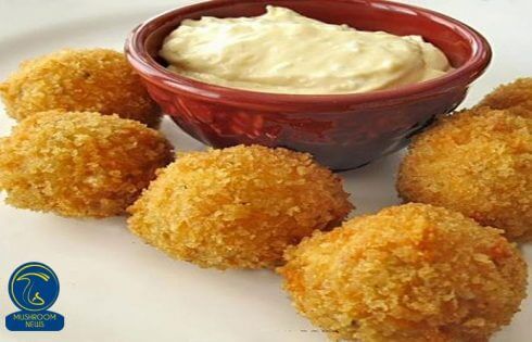 آموزش آشپزی با قارچ - طرز تهیه توپک مرغ و قارچ سوخاری