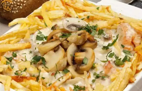 آموزش آشپزی با قارچ - طرز تهیه چیکن استراگانف