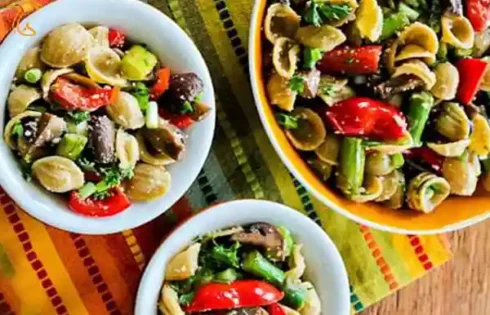 آموزش آشپزی با قارچ - طرز تهیه سالاد قارچ صدفی - غذای گیاهی