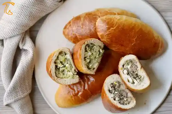 طرز تهیه پیراشکی قارچ و سبزیجات