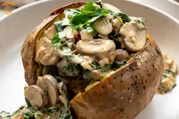 طرز تهیه فینگرفود قارچ و سیب زمینی