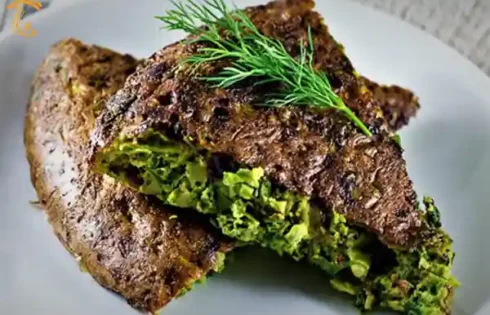 آموزش آشپزی با قارچ - طرز تهیه کوکوی سبزی و قارچ - غذای گیاهی