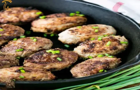 آموزش آشپزی با قارچ - طرز تهیه کوفته بوقلمون با مغز قارچ