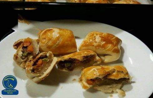آموزش آشپزی با قارچ - طرز تهیه کلوچه ماهی و قارچ