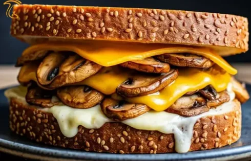 طرز تهیه ساندویچ قارچ و پنیر