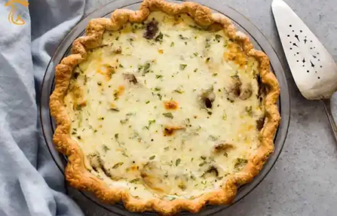 آموزش آشپزی با قارچ - طرز تهیه پای سیب زمینی و قارچ