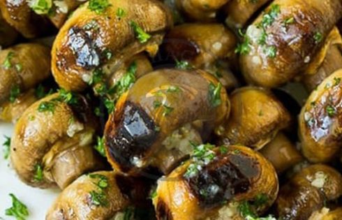 طرز تهیه قارچ کبابی رستورانی