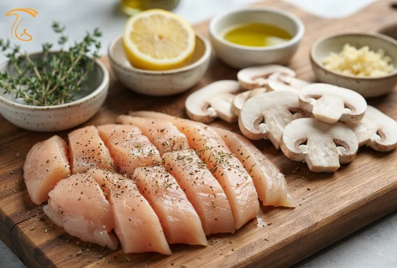تصویر مواد اولیه تازه