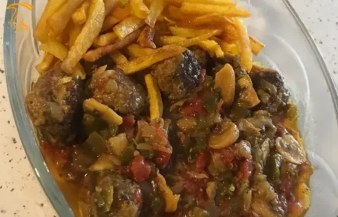 آموزش آشپزی با قارچ - خورشت قارچ با سیر