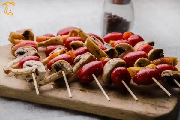 کباب گیاهی با قارچ