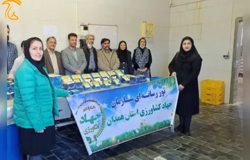 بازدید خبرنگاران از کارخانه قارچ همدان