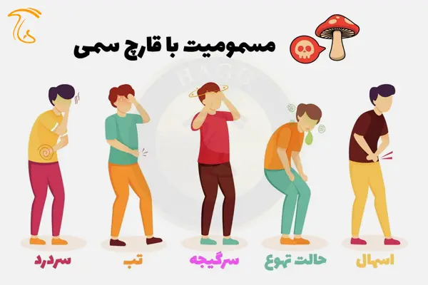 علائم مسمومیت با قارچ سمی