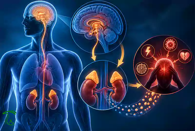 پاسخ بدن به استرس و نقش محور هیپوتالاموس هیپوفیز آدرنال