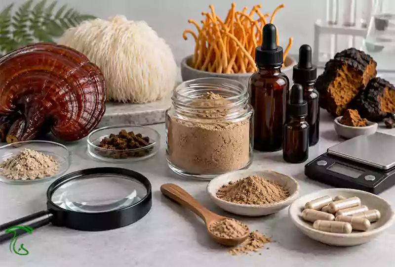 بررسی کیفیت پودر و عصاره مکمل قارچ آداپتوژن