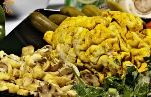 آموزش آشپزی: ساندویچ مغز با قارچ