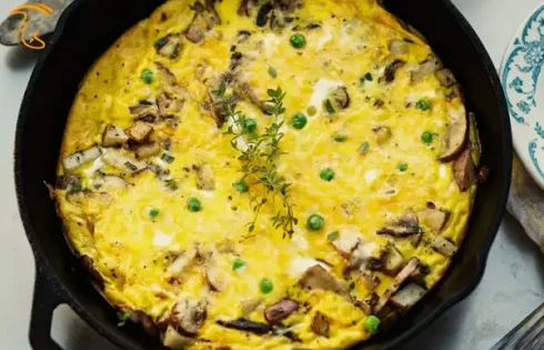 آموزش آشپزی: طرز تهیه خاگینه با قارچ