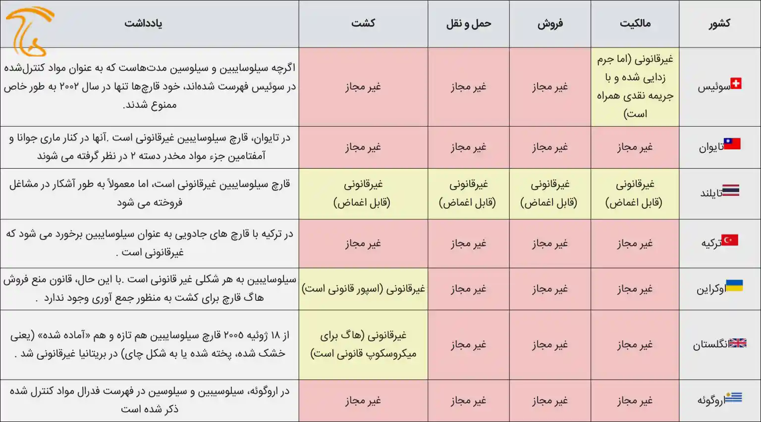 ممنوعیت مجیک ماشروم