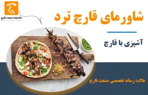 آموزش اشپزی با قارچ - طرز تهیه شاورما قارچ - غذای گیاهی