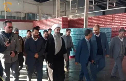عکسی است از افتتاح بزرگترین زنجیره تولید قارچ خوراکی در استان خراسان