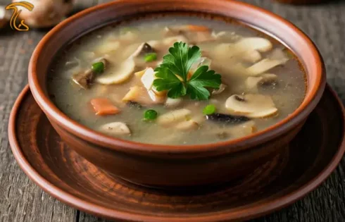 سوپ قارچ برای سرماخوردگی