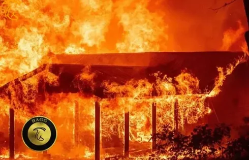 آتش سوزی در کارگاه