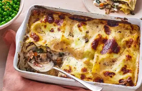 طرز تهیه انواع لازانیا با قارچ
