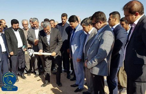 کلنگ زنی فاز دوم دهکده قارچ نجم در بخش ایوانکی