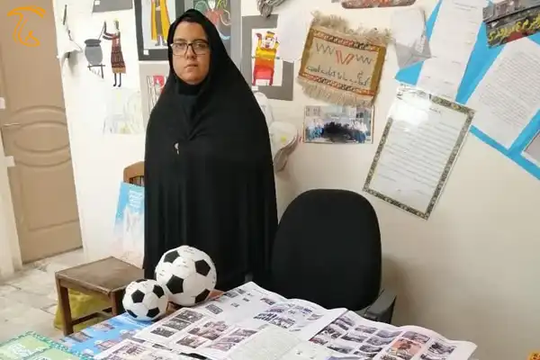 هاجر قادری، بانوی کارافرین و مدیر کانون فرهنگی هنری معراج السعاده است
