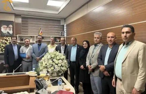 آیین تکریم و معارفه سرپرست جدید دفتر امور گلخانه ها گیاهان زینتی و قارچ خوراکی