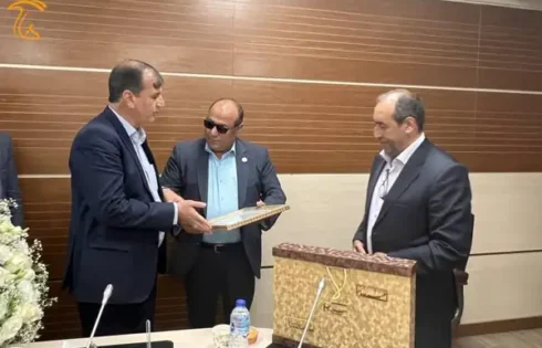 آیین تکریم و معارفه سرپرست جدید دفتر امور گلخانه ها گیاهان زینتی و قارچ خوراکی