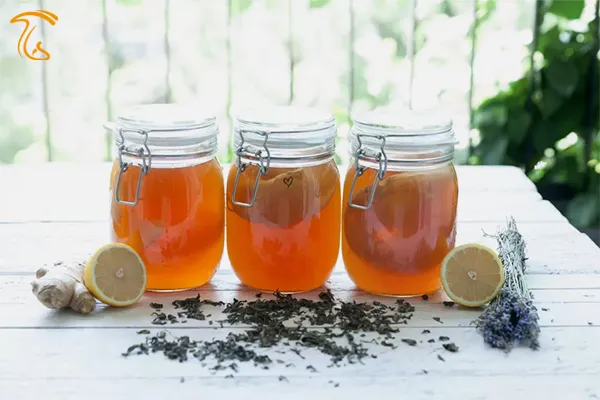 چای کامبوجا با طعم های مختلف