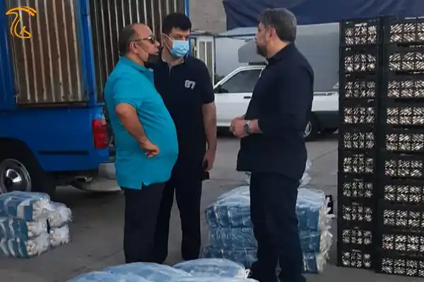 بازدید رئیس انجمن صنفی از مرکز فروش مهرآباد