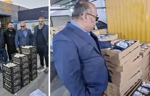 بازدید رئیس انجمن صنفی از مرکز فروش قارچ مهرآباد