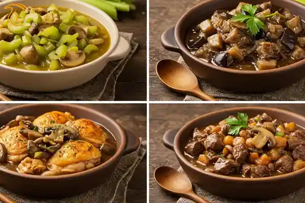 انواع خورشت با قارچ در ماه مهمانی خدا
