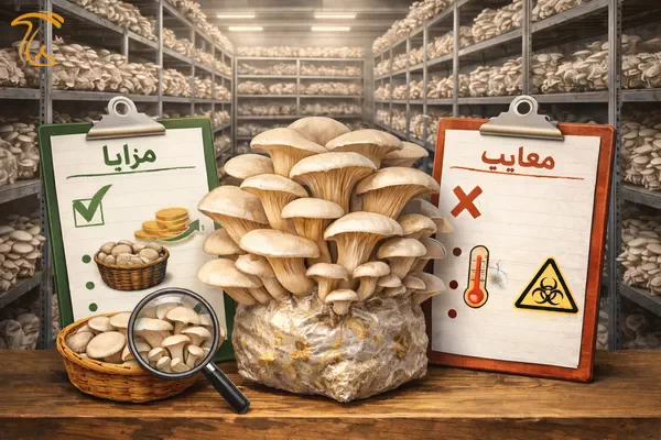 مزایا و معایب پرورش قارچ صدفی؛ سود، مشکلات و واقعیت‌های تولید