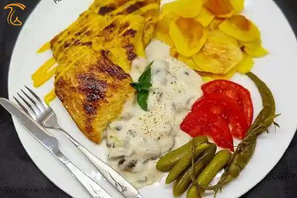 استیک قارچ شاه صدف (ارینجی): تجربه طعم گوشت وگان