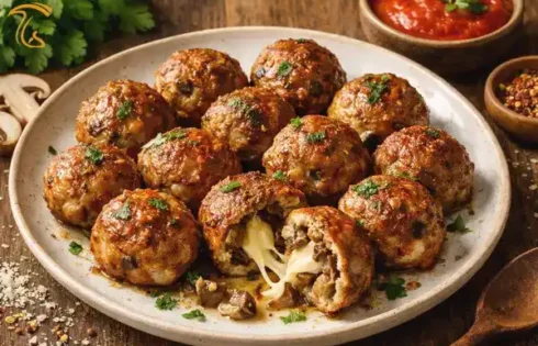 طرز تهیه کوفته پنیری قارچ