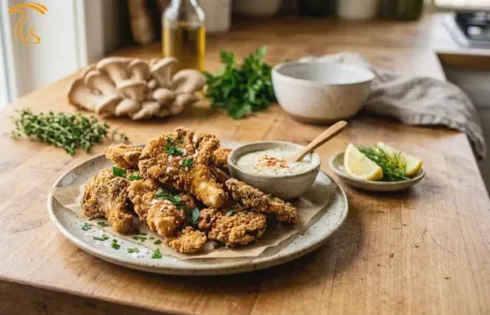 طرز تهیه قارچ صدفی سوخاری رستورانی